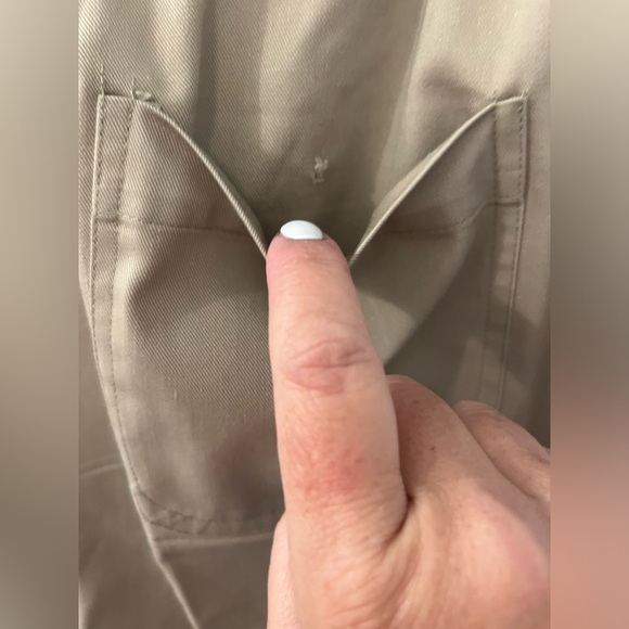 Emerald Club size medium tan elastic tie waist pants - Picture 7 of 7